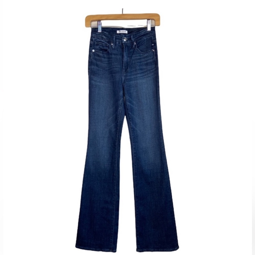 High rise wide leg jeans